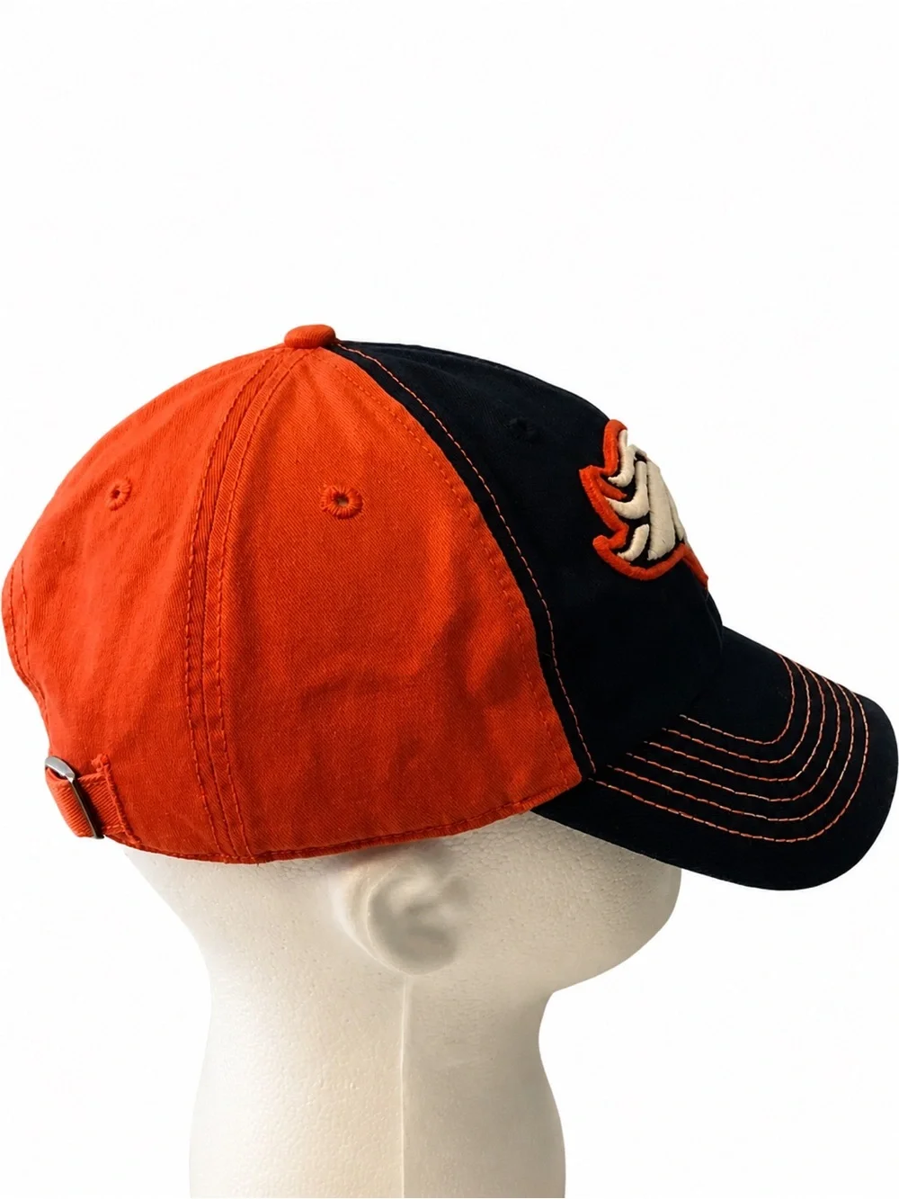 Denver Broncos ’47 Brand Adjustable Strapback Hat Navy Orange NFL OSFM